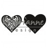 Fustella metallica Marianne Design Craftables Lace heart