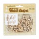 Leane Creatief Wood shapes Musical notes