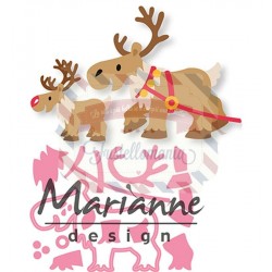 Fustella metallica Marianne Design Collectables Eline's Reindeer