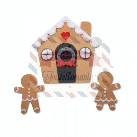 Fustella Sizzix A4 Gingerbread House