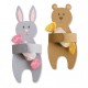 Fustella Sizzix Thinlits set 5pk bunny & bear hugs