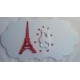 Fustella metallica Torre Eiffel con cuori