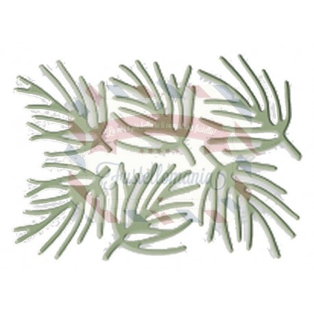 Fustella metallica Set aghi di pino