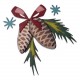 Fustella Sizzix Thinlits Decori festivi colorize