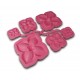 Stampo petali di rosa per fommy 6 pezzi