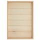 Cornice in legno rettangolare con bordi 35x25 cm