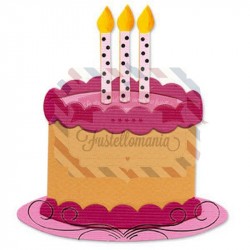 Fustella Sizzix Originals Torta di compleanno 2
