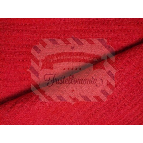Tessuto maglia colore rosso 50x50 cm