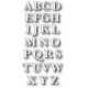 Fustella metallica Memory Box Classic Upper Alphabet