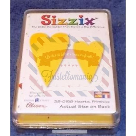 Fustella Sizzix Originals Yellow Cuori primitivi
