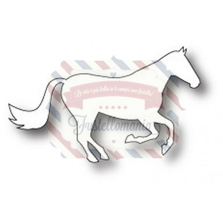 Fustella metallica PoppyStamps Galloping Stallion
