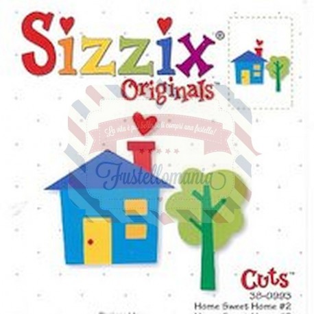 Fustella Sizzix Originals Casa dolce casa 3