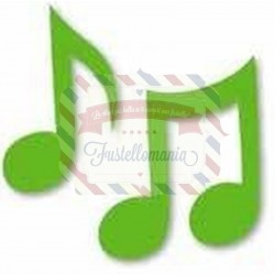 Fustella Sizzix Originals Green Note musicali