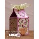 Fustella metallica Crealies Create a box Cartone del latte