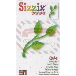 Fustella Sizzix Originals Yellow Ramo con foglie