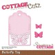 Fustella metallica Cottage Cutz Butterfly Tag
