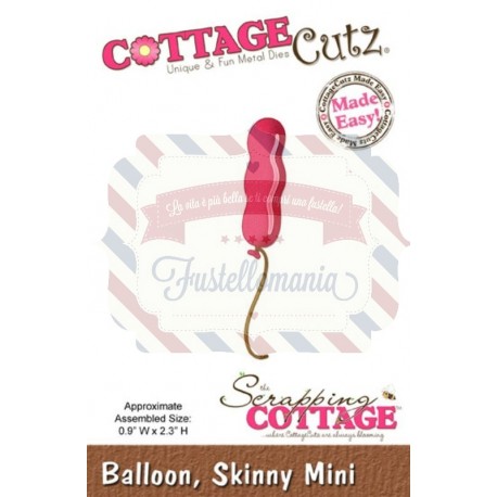 Fustella metallica Cottage Cutz Belloon Skinny Mini