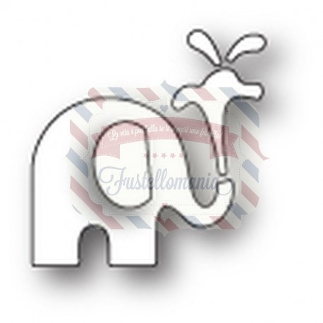 Fustella metallica PoppyStamps Small Elephant