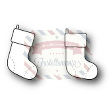 Fustella metallica PoppyStamps Cute stockings
