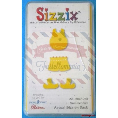 Fustella Sizzix Originals Yellow Doll