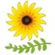 Fustella Sizzix PRO Picadilly Sunflower Girasole