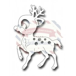 Fustella metallica Cute Rudolph