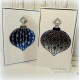 Fustella metallica Jeweled Finial Ornament