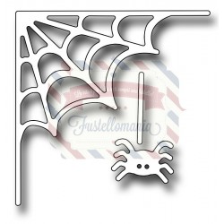 Fustella metallica Spiderweb corner