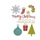 Fustella Sizzix Thinlits die set 10pk christmas