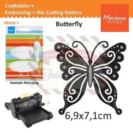 Fustella metallica Marianne Design Craftables Butterfly