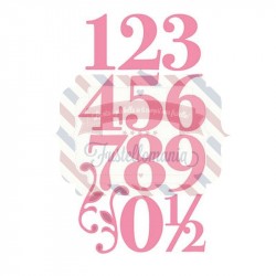 Fustella metallica Marianne Design Collectables Eline's elegant numbers
