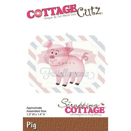 Fustella metallica Cottage Cutz Pig