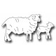 Fustella metallica Ewe and Lamb