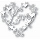 Fustella metallica Tutti Designs Love Heart