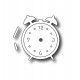 Fustella metallica Sm Retro Alarm Clock