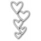 Fustella metallica Memory Box Classic Stitched Heart Rings