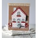 Fustella metallica PoppyStamps Love Cottage Roof and Decor