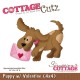Fustella metallica Cottage Cutz Puppy W Valentine