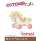 Fustella metallica Cottage Cutz Ride on Pony