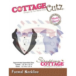 Fustella metallica Cottage Cutz Formal Neckline