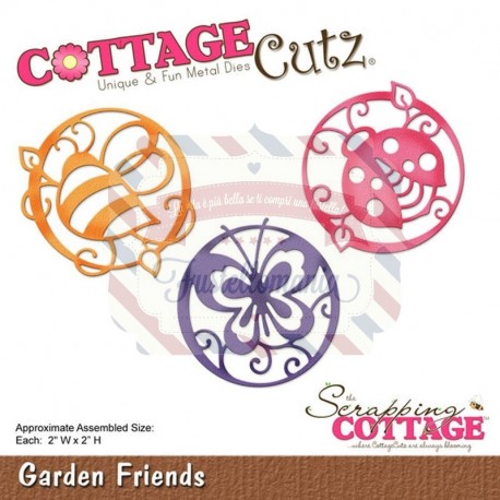 Fustella metallica Cottage Cutz Garden Friends