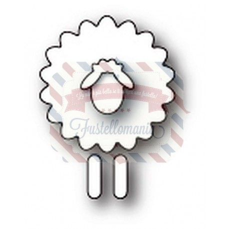 Fustella metallica PoppyStamps Simple Sheep