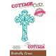 Fustella metallica Cottage Cutz Butterfly Cross