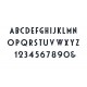 Fustella Sizzix Alphabet Deco by Tim Holtz