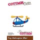 Fustella metallica Cottage Cutz Toy Helicopter Mini