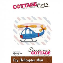 Fustella metallica Cottage Cutz Toy Helicopter Mini