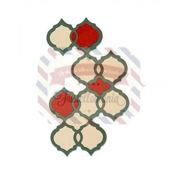 Fustella Sizzix Thinlits Moroccan Tile