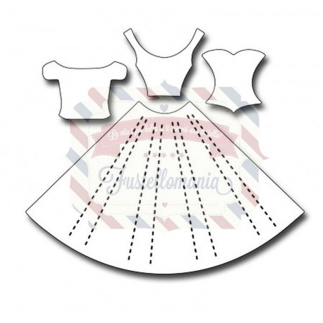 Fustella metallica Pleated Dress