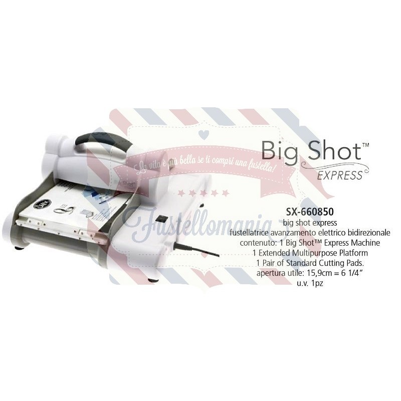 Sizzix Big Shot Starter Kit 661545 Fustellatrice al Miglio Prezzo. –