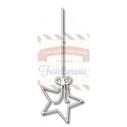 Fustella metallica Star on a string